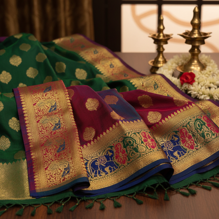Collection image for: Kanjivaram Pattu Silk