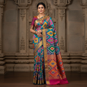 AAN Silk House Ikkat Silk collection