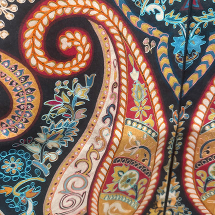 Luxury Kani/kalamkari  Wool Ladies Jacket | hand work Kashmir Artwear | Statement fashion wear | Kashmir all season Dresses|long| size 42,48