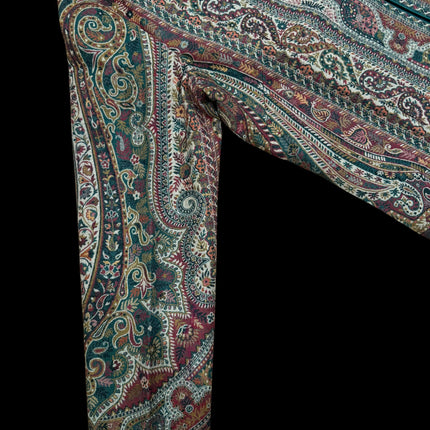 Luxury Kani/Jamawar  Wool Ladies Short Jacket | woven Kashmir Artwear | Statement fashion wear | Kashmir Winter Dresses| size 42