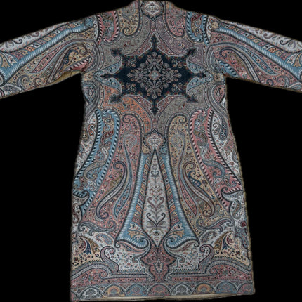 Luxury Kani/Jamawar fine  Wool Ladies Jacket | woven Kashmir Artwear | Statement fashion wear | Kashmir Winter Dresses|long length| size 46