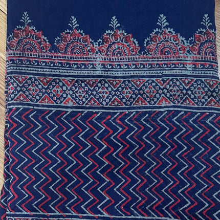 Maheshwari Cotton-Silk Saree | Zari Border Saree | Saree With Blouse