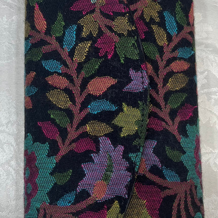 Kashmiri Aari work | Suede | Velvet Designer Clutches | Handmade | Aari Work | Flower Embroidery Purse