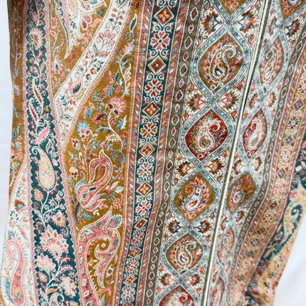 Luxury Kani/Jamawar  Wool Ladies Jacket | woven Kashmir Artwear | Statement fashion wear | Kashmir Winter Dresses|short length| size 38