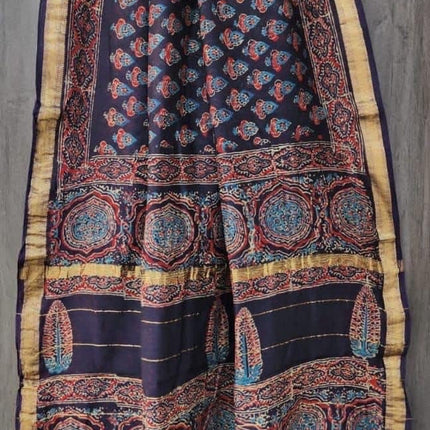 Maheshwari Cotton-Silk Saree | Zari Border Saree | Saree With Blouse