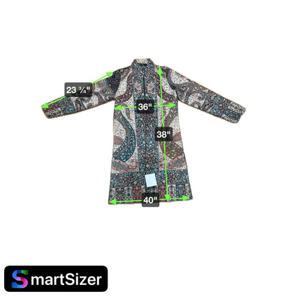 Luxury Kani/Jamawar  Wool Ladies Jacket | woven Kashmir Artwear | Statement fashion wear | Kashmir Winter Dresses|long length| size 36