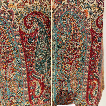 Luxury Kani/Jamawar  Wool Ladies Jacket | woven Kashmir Artwear | Statement fashion wear | Kashmir Winter Dresses|short length| size 38