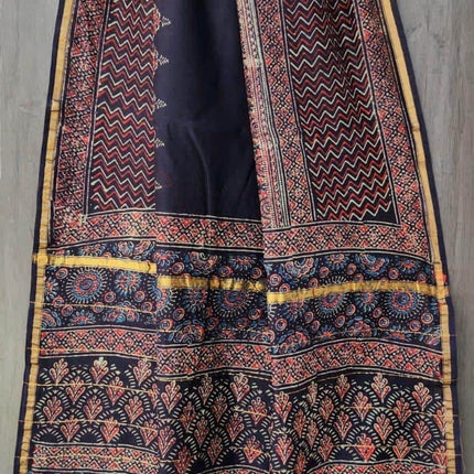 Maheshwari Cotton-Silk Saree | Zari Border Saree | Saree With Blouse