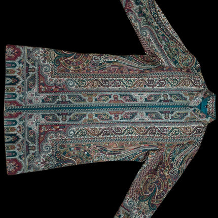 Luxury Kani/Jamawar  Wool Ladies Short Jacket | woven Kashmir Artwear | Statement fashion wear | Kashmir Winter Dresses| size 42