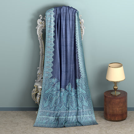 Kashmiri Kani Silk - Gray