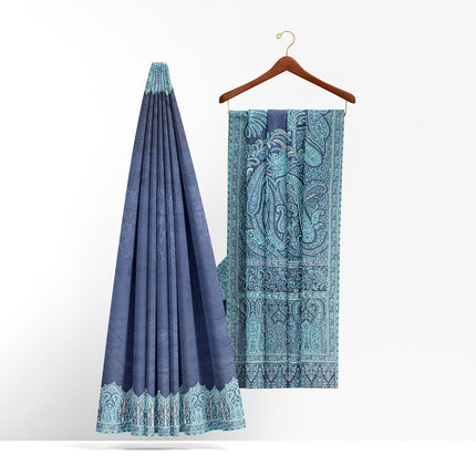 Kashmiri Kani Silk - Gray
