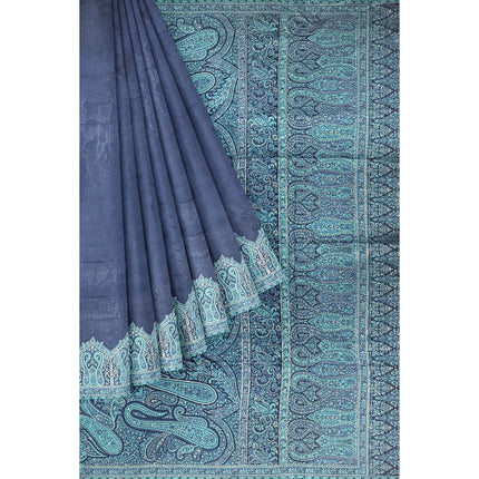 Kashmiri Kani Silk - Gray