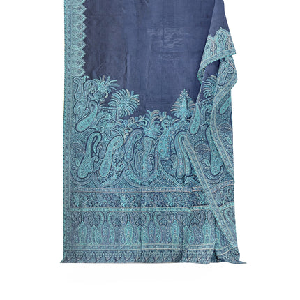 Kashmiri Kani Silk - Gray