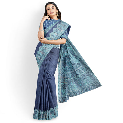 Kashmiri Kani Silk - Gray