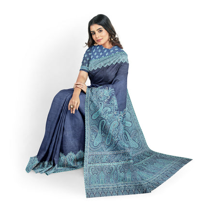 Kashmiri Kani Silk - Gray