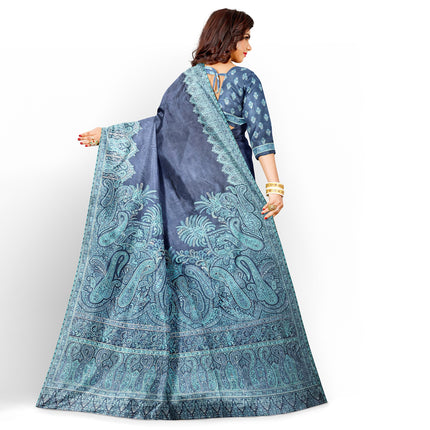 Kashmiri Kani Silk - Gray