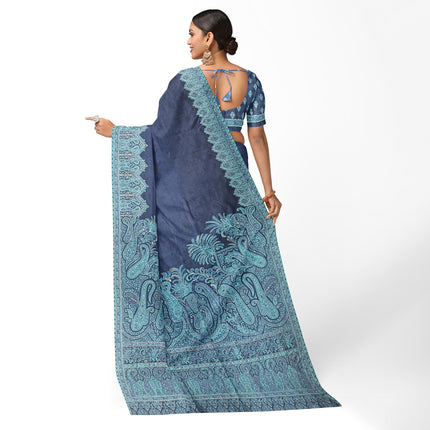 Kashmiri Kani Silk - Gray
