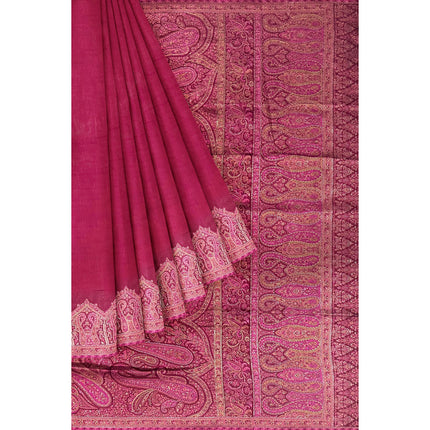 Kashmiri Kani Silk - Maroon