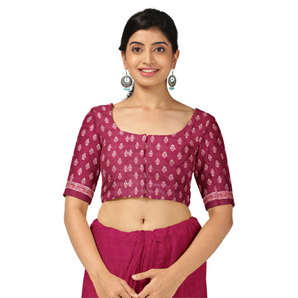Kashmiri Kani Silk - Maroon