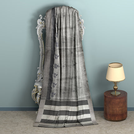 Kashmiri Tussar Silk - Grey