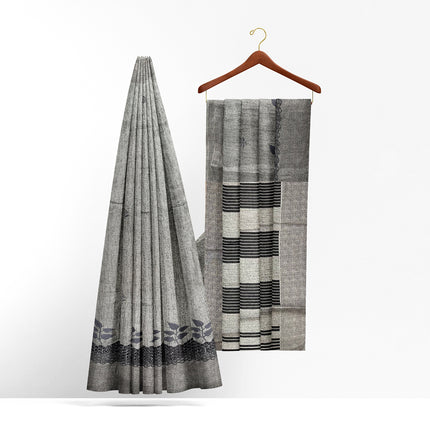 Kashmiri Tussar Silk - Grey
