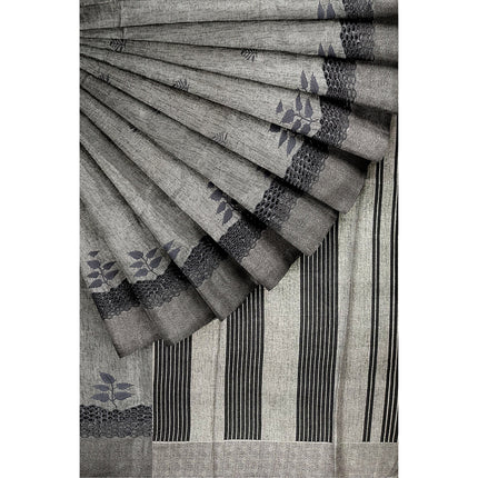 Kashmiri Tussar Silk - Grey