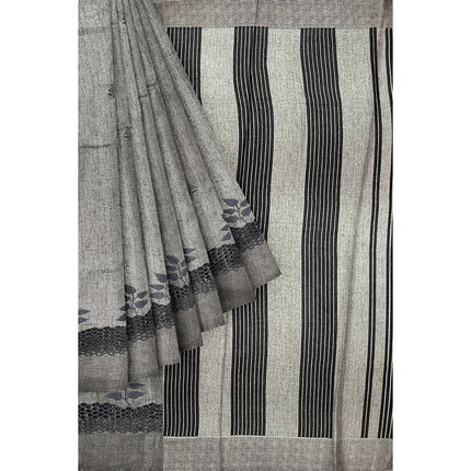 Kashmiri Tussar Silk - Grey