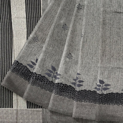 Kashmiri Tussar Silk - Grey