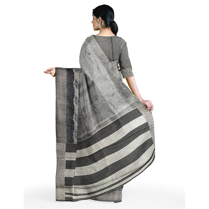 Kashmiri Tussar Silk - Grey
