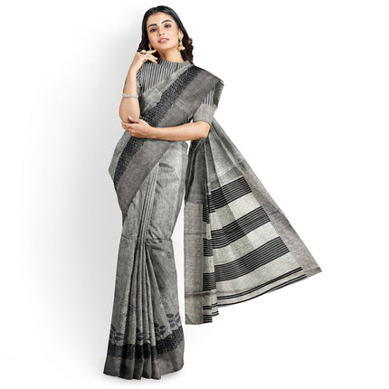 Kashmiri Tussar Silk - Grey
