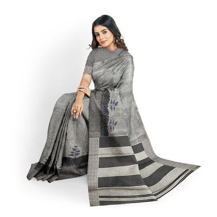 Kashmiri Tussar Silk - Grey
