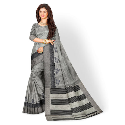 Kashmiri Tussar Silk - Grey