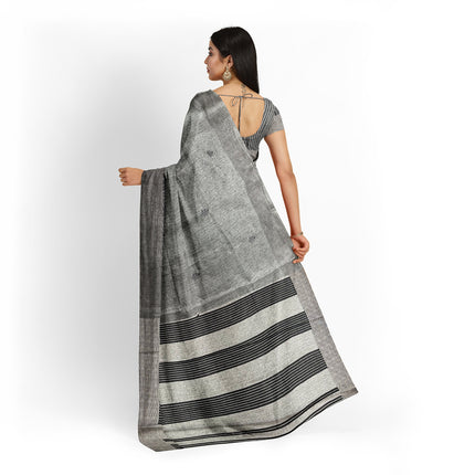 Kashmiri Tussar Silk - Grey