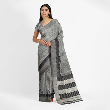 Kashmiri Tussar Silk - Grey