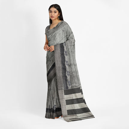 Kashmiri Tussar Silk - Grey
