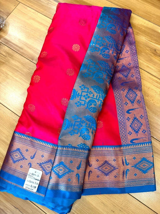 Ready to wear stitched Nauwari silk saree with ready blouse.(Blouse size 38 - 40) | multiple colors available