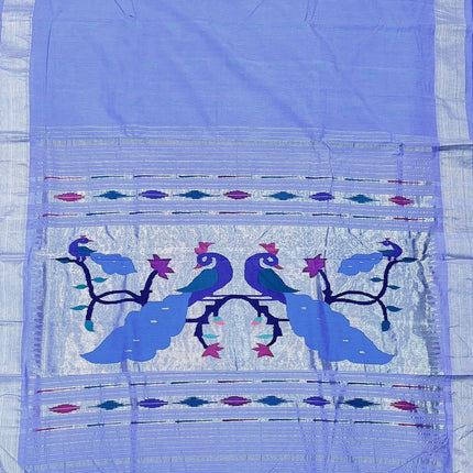 Pure handloom Paithani | From Yeola Maharashtra  India | Mulitple color options | Ready to use - with Fall pico tassels
