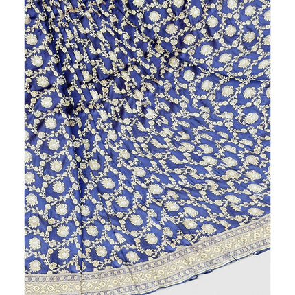 Pure Banarasi Kaduwa katan Silk Saree | Jaal weaving and silver/golden zari | Hand Woven | Lock weaving| Silk Mark certified