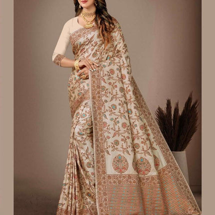 Kashmiri Poshkar Kani Saree Vol 3 | Tussar Silk | Wedding & Party Wear | Festive Indian Saree | Aan Silk House OriginalSpecial Sale