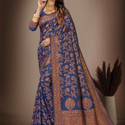 Kashmiri Poshkar Kani Saree Vol 3 | Tussar Silk | Wedding & Party Wear | Festive Indian Saree | Aan Silk House OriginalSpecial Sale