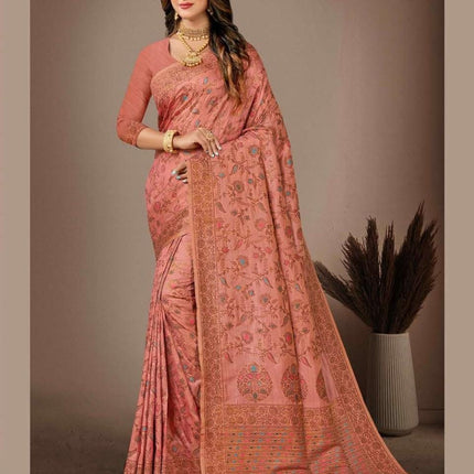 Kashmiri Poshkar Kani Saree Vol 3 | Tussar Silk | Wedding & Party Wear | Festive Indian Saree | Aan Silk House OriginalSpecial Sale