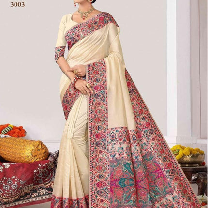 Kashmiri Royal Heritage Kani Saree Vol 3 | Tussar Silk | Wedding & Party Wear | Festive Indian Saree | Aan Silk House Original Special Sale