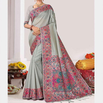 Kashmiri Royal Heritage Kani Saree Vol 3 | Tussar Silk | Wedding & Party Wear | Festive Indian Saree | Aan Silk House Original Special Sale