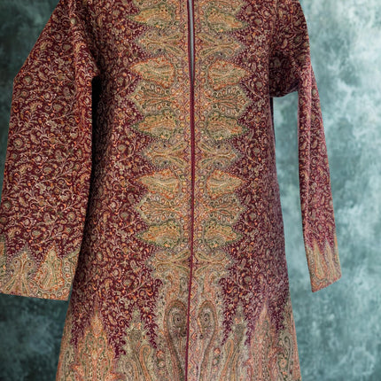 Kani Wool Ladies Jacket | Kashmir Jari Artwear, Size 40,42