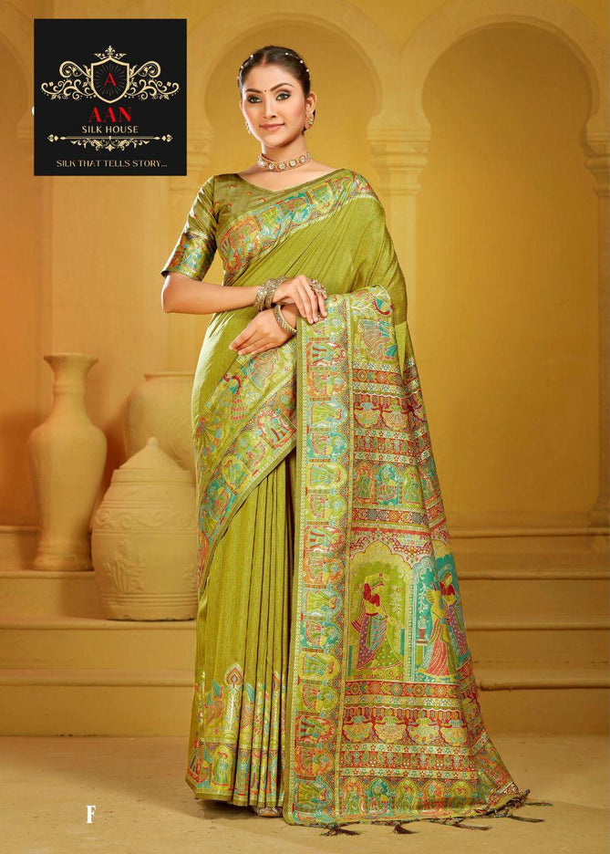 Kashmiri Kani Silk Saree | Handwoven Indian Wedding Sari vol 3