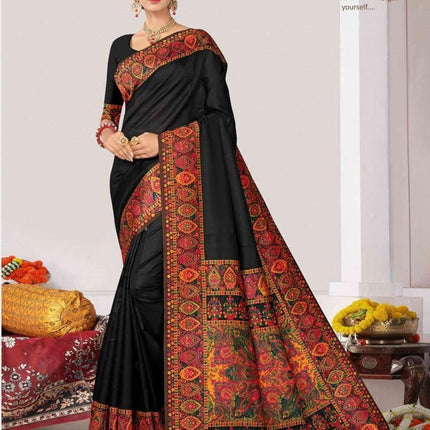Kashmiri Kani Tussar Silk Saree | Royal Heritage Wedding Wear