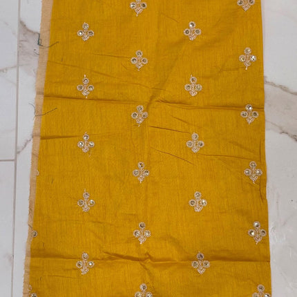 Handloom Bandhani Silk Saree | Embroidered Rama Green Saree
