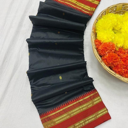 Yeola Narayan Peth Silk Saree l Traditional Pallu