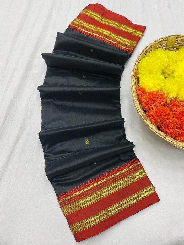 Yeola Narayan Peth Silk Saree l Traditional Pallu