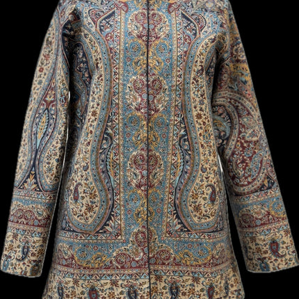 Kani Woven Wool Jacket | Kashmir Artwear, Size 36